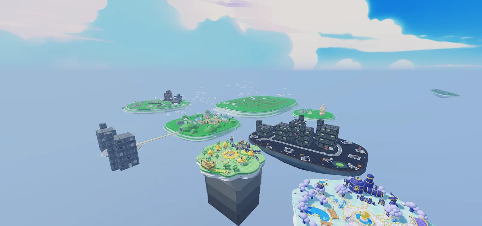 The Whimsy World archipelago.
